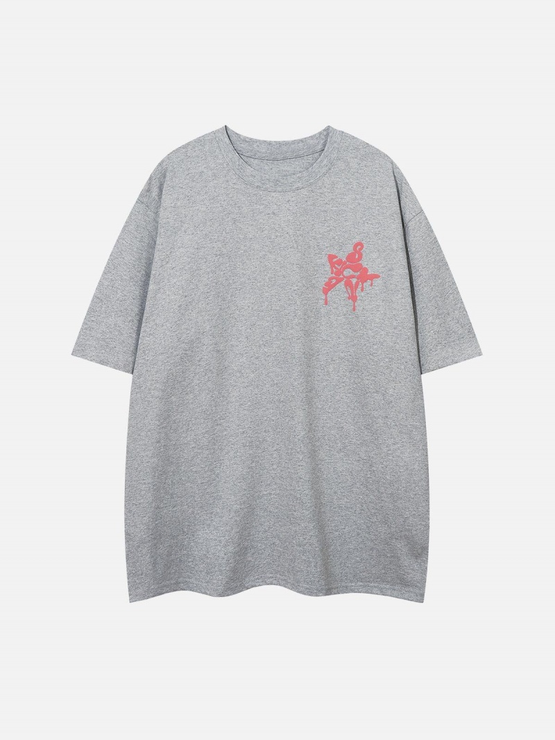 Grise  T Shirts Aelfric Eden Star Foam Print Tee - QCL-3843064